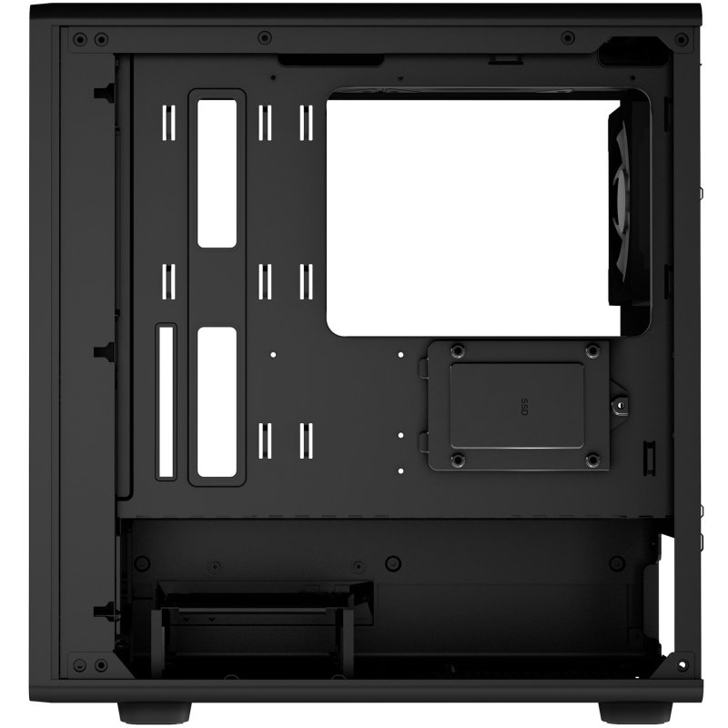 EVOLVEO Panthera, mATX / 3x ARGB 120 / dřevo+sklo - obrázek č. 4