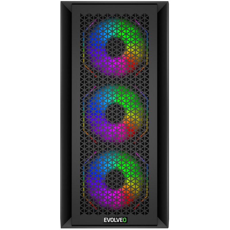 EVOLVEO Rhino, eATX / ATX / 4x ARGB / bočnice sklo / mesh - obrázek č. 3