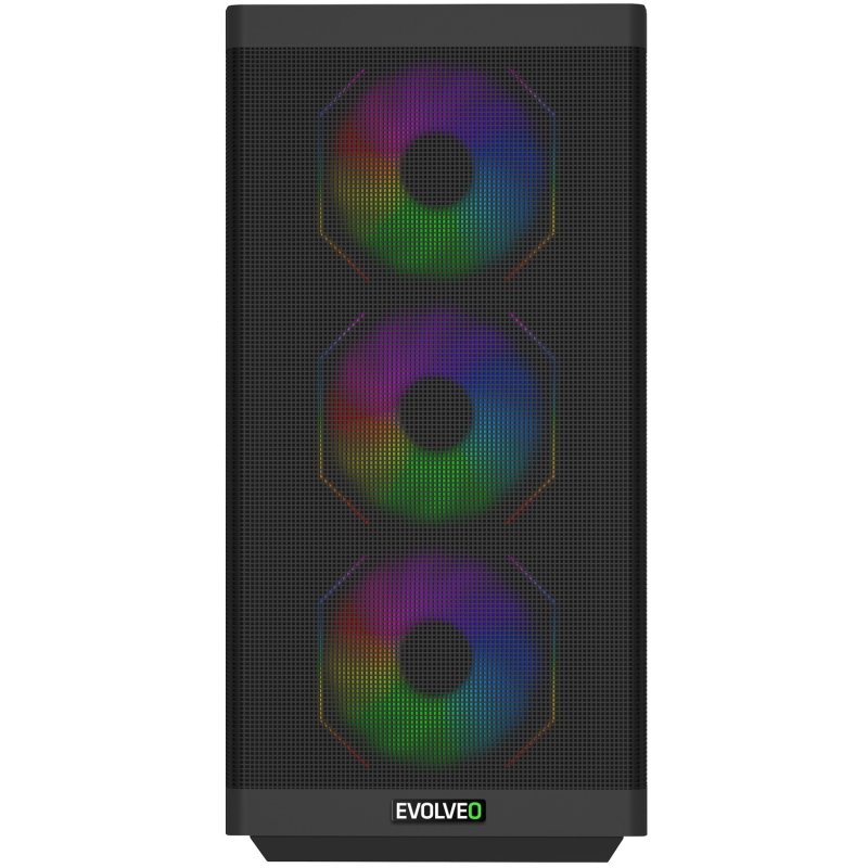 EVOLVEO Scorpio, Big Tower / 4x ARGB / sklo+mřížka - obrázek č. 3