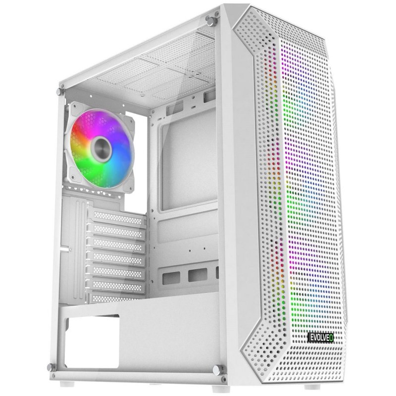 EVOLVEO Xenon, Midi Tower /  4x ARGB /  mesh+sklo - obrázek produktu
