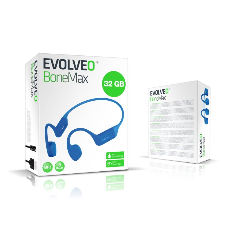EVOLVEO BoneMax, bezd. sluchátka na lícní kosti - obrázek č. 1