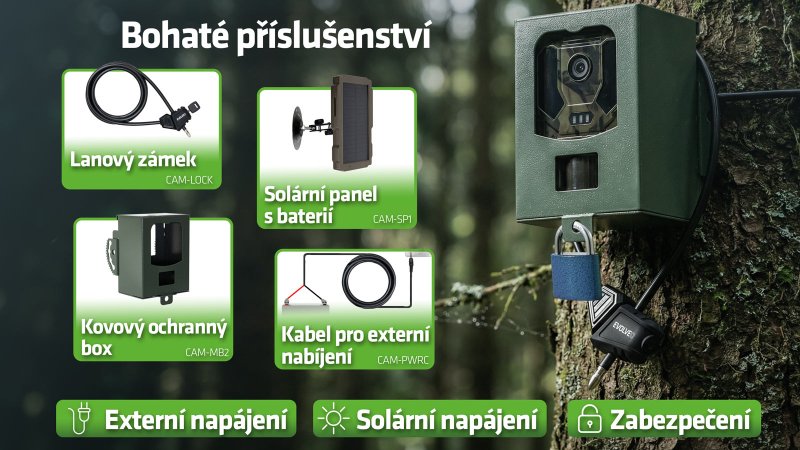 EVOLVEO StrongVision PRO 4G II, fotopast  /  bezpečnostní kamera, 4G LTE, 10 000 mAh baterií - obrázek č. 4