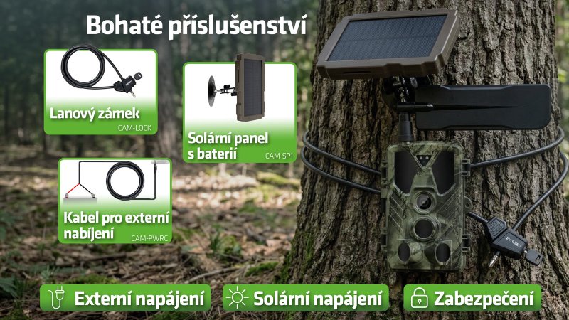EVOLVEO StrongVision LTE POWER, 4G fotopast, Cloud / Email přenos, výměnné Li-Ion 21700 baterie - obrázek č. 10