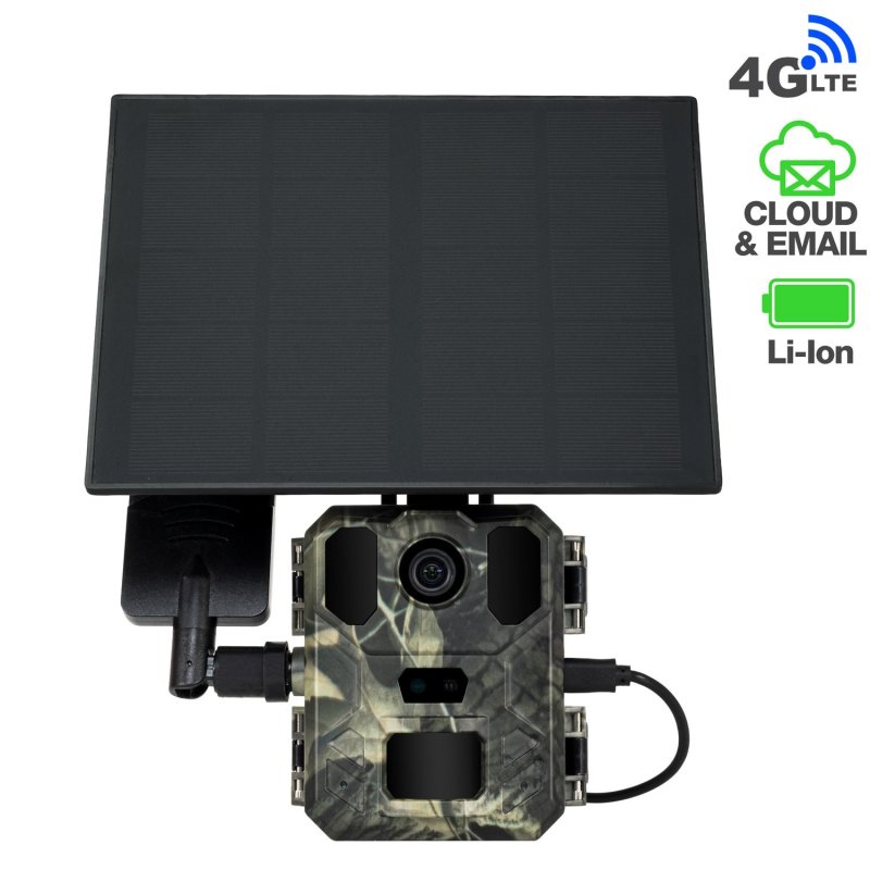 EVOLVEO StrongVision LTE MINI, 4G fotopast, Cloud / Email přenos, solární napájení, výměnné Li-Ion 186 - obrázek produktu