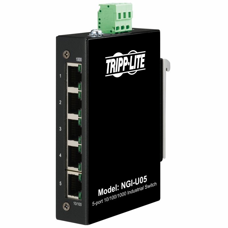 Tripplite Přepínač 5x zdroj Unmanaged Ethernet Switch, 10/ 100/ 1000Mb/ s, montáž DIN /  deska - obrázek produktu