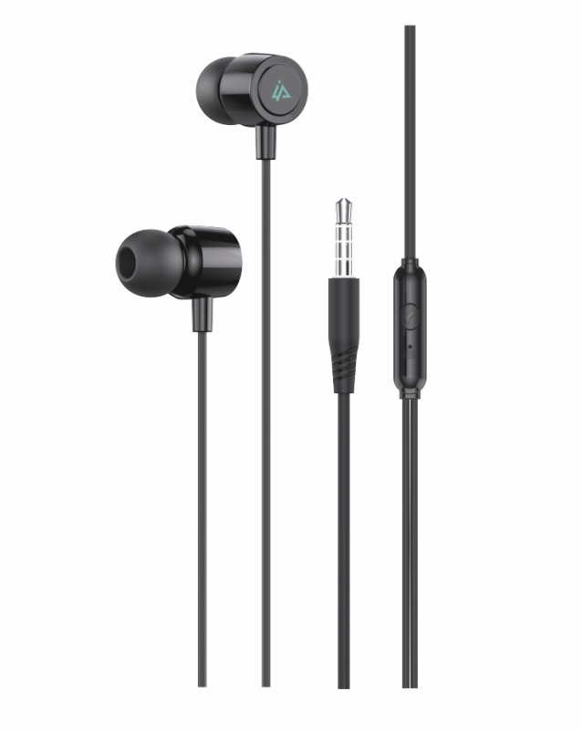 DRÁTOVÁ SLUCHÁTKA 3,5MM JACK ČERNÁ - obrázek č. 1