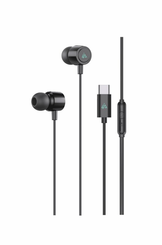 DRÁTOVÁ SLUCHÁTKA USB-C ČERNÁ - obrázek č. 1