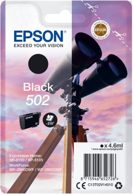 EPSON singlepack,Black 502,Ink,standard - obrázek produktu