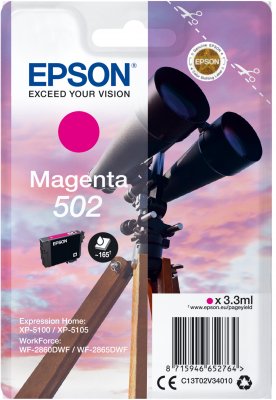 EPSON singlepack,Magenta 502,Ink,standard - obrázek produktu
