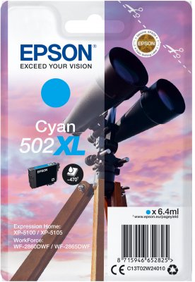 EPSON singlepack,Cyan 502XL,Ink,XL - obrázek produktu