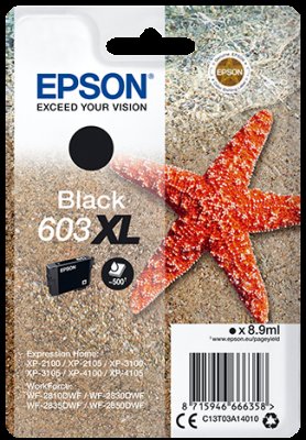 EPSON siglepack, Black 603XL - obrázek produktu