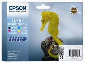 Epson 6pack R200/ 300/ 320/ 340,RX500/ 600/ 640 T0487 - obrázek produktu