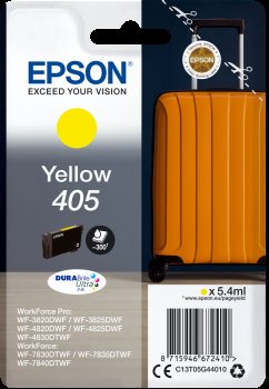 Epson Singlepack Yellow 405 DURABrite Ultra Ink - obrázek produktu