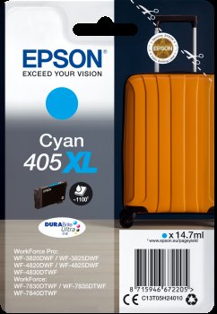 Epson Singlepack Cyan 405XL DURABrite Ultra Ink - obrázek produktu
