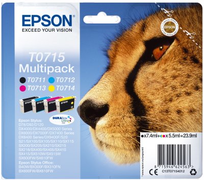Epson Multipack 4-colours T0715 DURABrite UltraInk - obrázek produktu