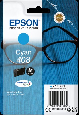 EPSON Singlepack Cyan 408 DURABrite Ultra Ink - obrázek produktu