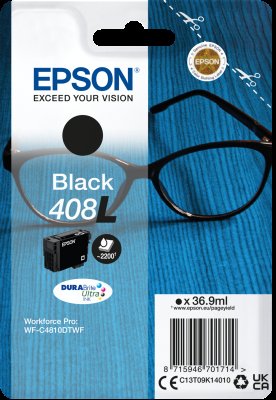 EPSON Singlepack Black 408L DURABrite Ultra Ink - obrázek produktu