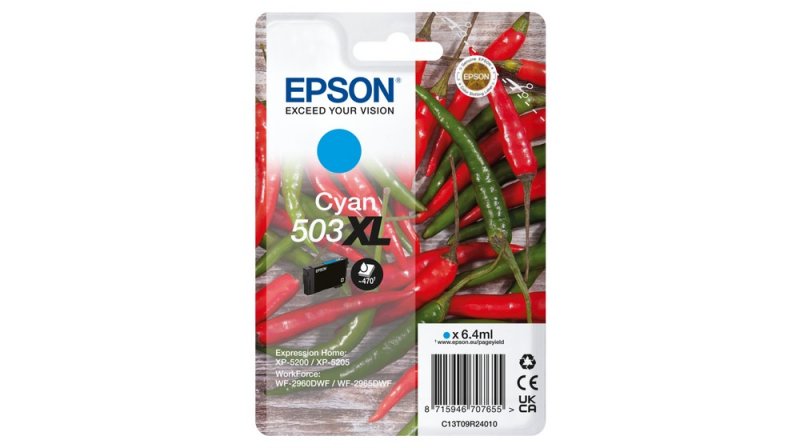 EPSON Singlepack Cyan 503XL Ink - obrázek produktu