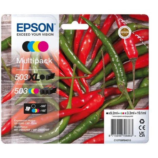 EPSON Multipack 4-colours 503XL Black/ Standard CMY - obrázek produktu