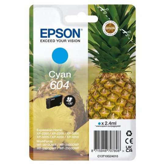 EPSON Singlepack Cyan 604 Ink - obrázek produktu