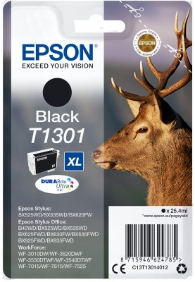 Epson Singlepack Black T1301 DURABrite Ultra Ink - obrázek produktu