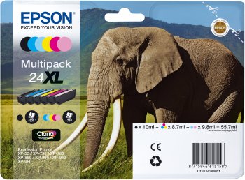 Epson Multipack 6-colours 24XL Claria Photo HD Ink - obrázek produktu