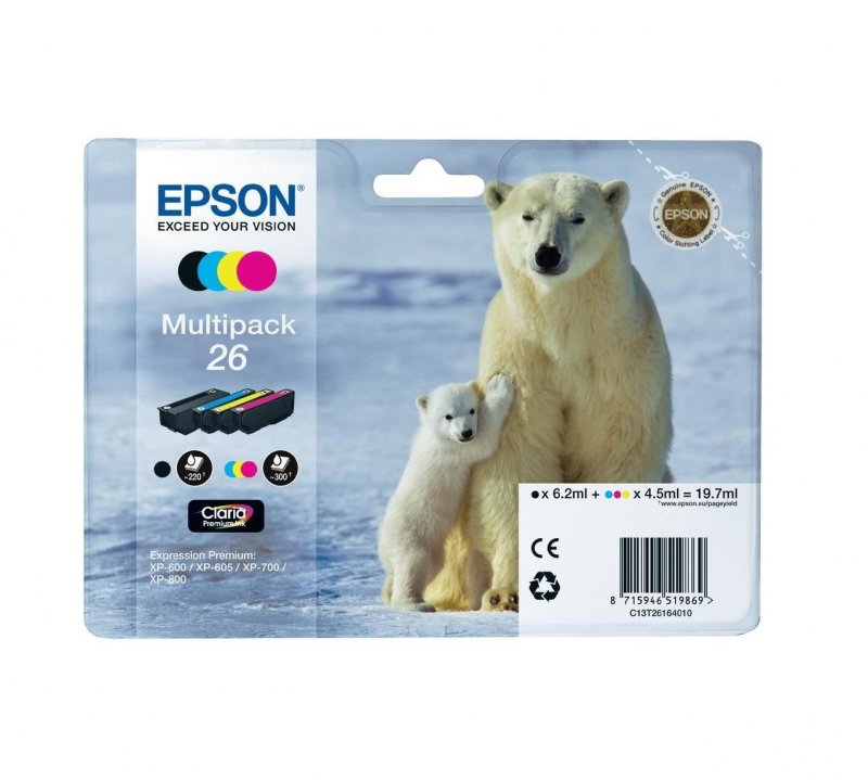 Epson T2616 Multip. 4-colours 26 Claria Premium In - obrázek produktu
