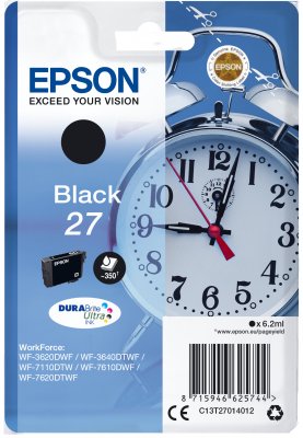 Epson Singlepack Black 27 DURABrite Ultra Ink - obrázek produktu