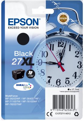 Epson Singlepack Black 27XL DURABrite Ultra Ink - obrázek produktu