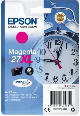 Epson Singlepack Magenta 27XL DURABrite Ultra Ink - obrázek produktu