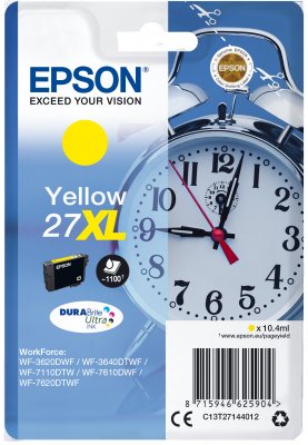 Epson Singlepack Yellow 27XL DURABrite Ultra Ink - obrázek produktu