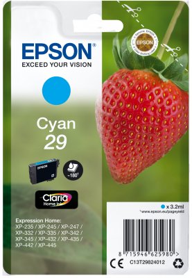 Epson Singlepack Cyan 29 Claria Home Ink - obrázek produktu