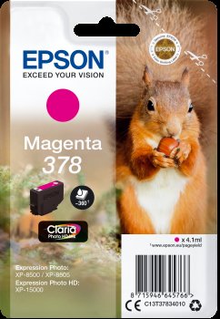Epson Singlepack Magenta 378 Claria Photo HD Ink - obrázek produktu