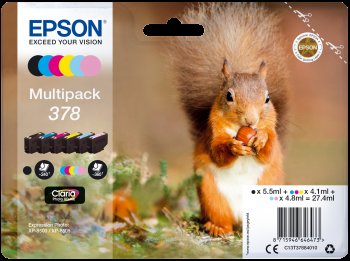 Epson Multipack 6-colours 378 Claria Photo HD Ink - obrázek produktu