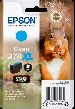 Epson Singlepack Cyan 378 XL Claria Photo HD Ink - obrázek produktu