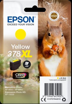 Epson Singlepack Yellow 378 XL Claria Photo HD Ink - obrázek produktu