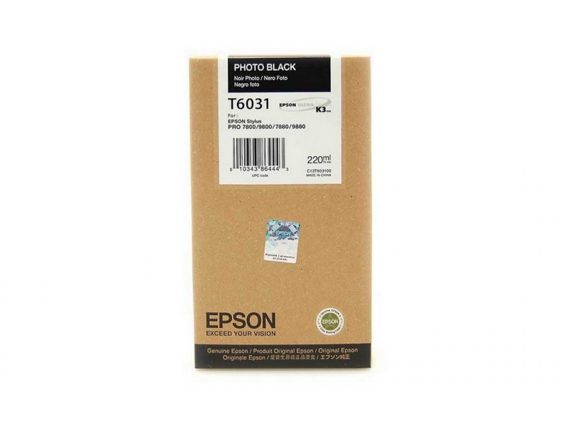 Epson T603 Photo Black 220 ml - obrázek produktu