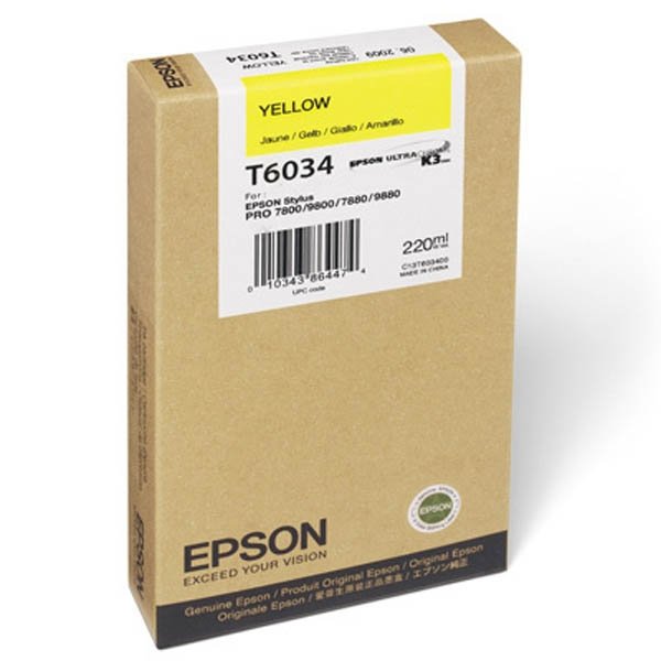 Epson T603 Yellow 220 ml - obrázek produktu