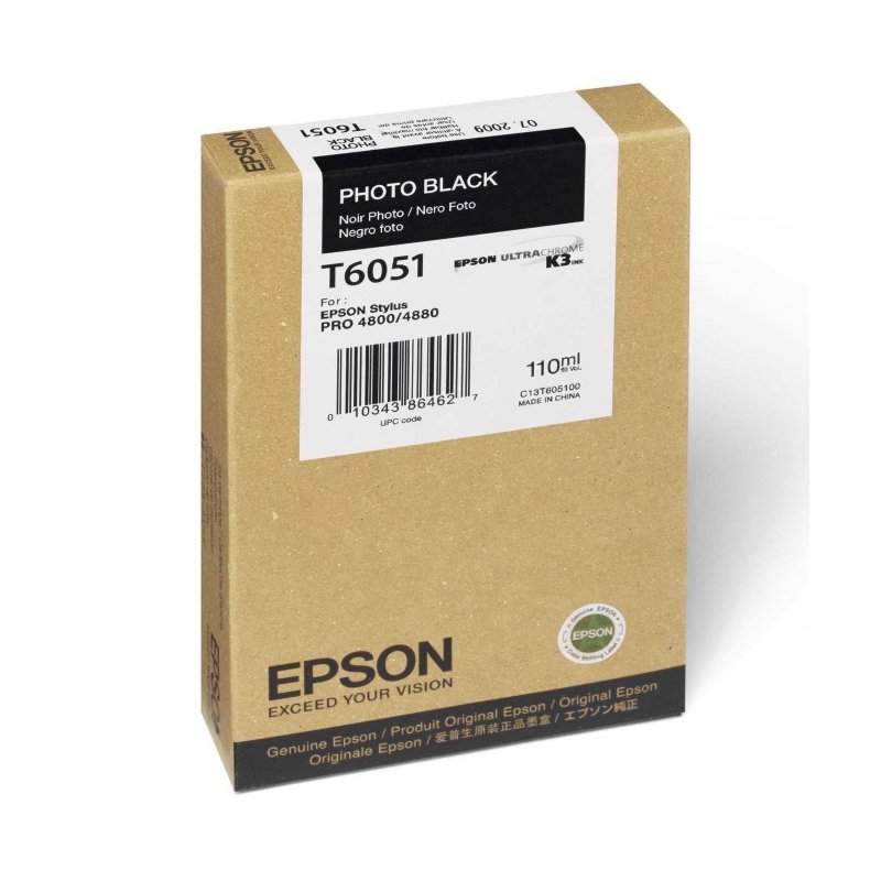 Epson T605 110ml Photo Black - obrázek produktu