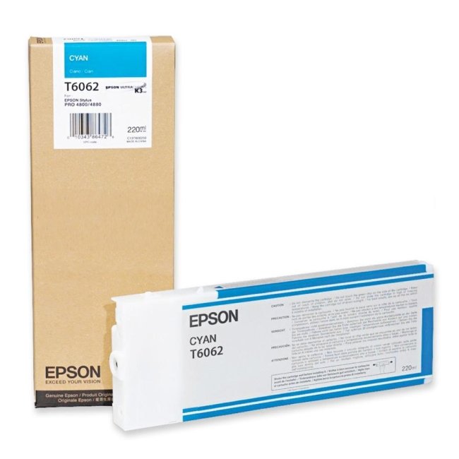 Epson T606 Cyan 220 ml - obrázek produktu