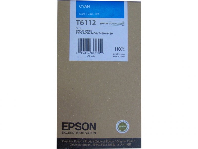 Epson T611 110ml Cyan - obrázek produktu
