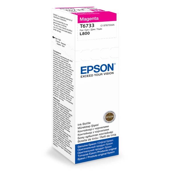 Epson T6733 Magenta ink 70ml  pro L800 - obrázek produktu