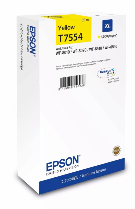 Epson Ink cartridge Yellow DURABrite Pro, size XL - obrázek produktu