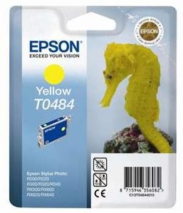 EPSON Ink ctrg Yellow pro RX500/ RX600/ R300/ R200 T0484 - obrázek produktu