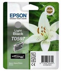 EPSON Ink ctrg light black pro R2400 T0597 - obrázek produktu