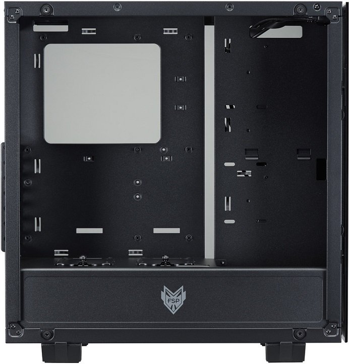 FSP/ Fortron ATX Midi Tower CMT510 black, průhledná bočnice, 4 x RGB LED 120 mm ventilátor - obrázek č. 3