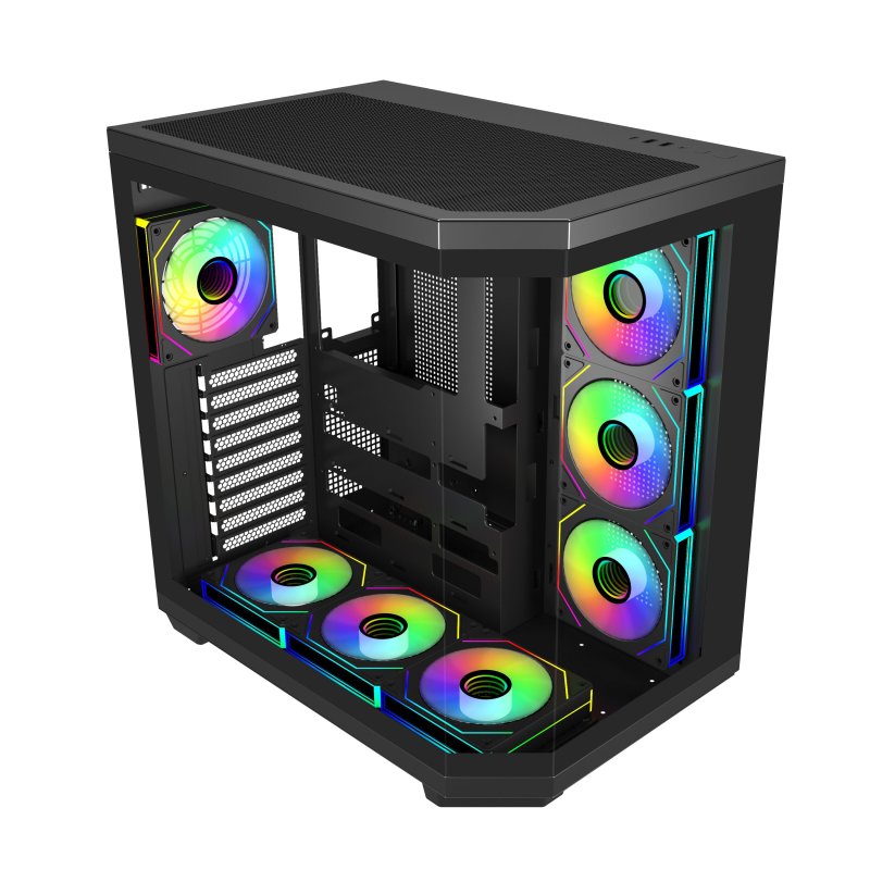 FSP U580-BA / Big Tower / Transpar. / Černá - obrázek produktu