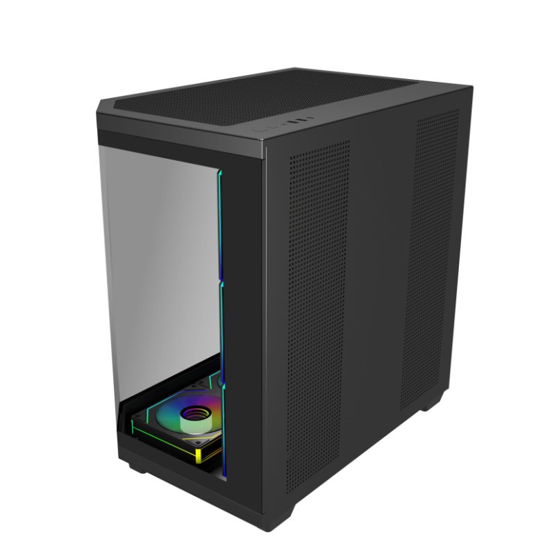 FSP U580-BA / Big Tower / Transpar. / Černá - obrázek č. 5