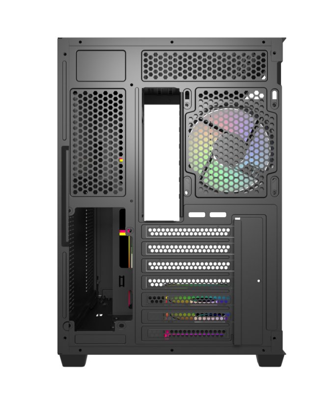 FSP M341-BA / Midi Tower / Transpar. / Černá - obrázek č. 6