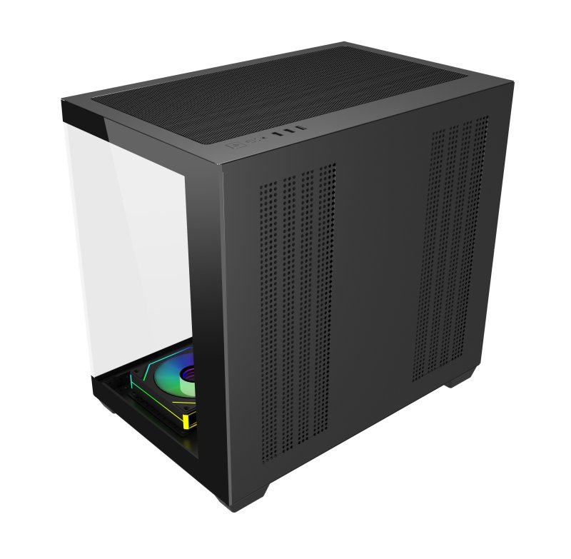 FSP M341-BA / Midi Tower / Transpar. / Černá - obrázek č. 4